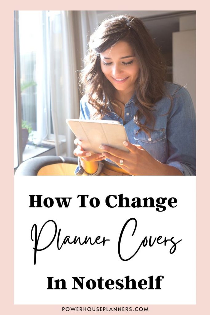 Change Digital Planner Cover in Noteshelf