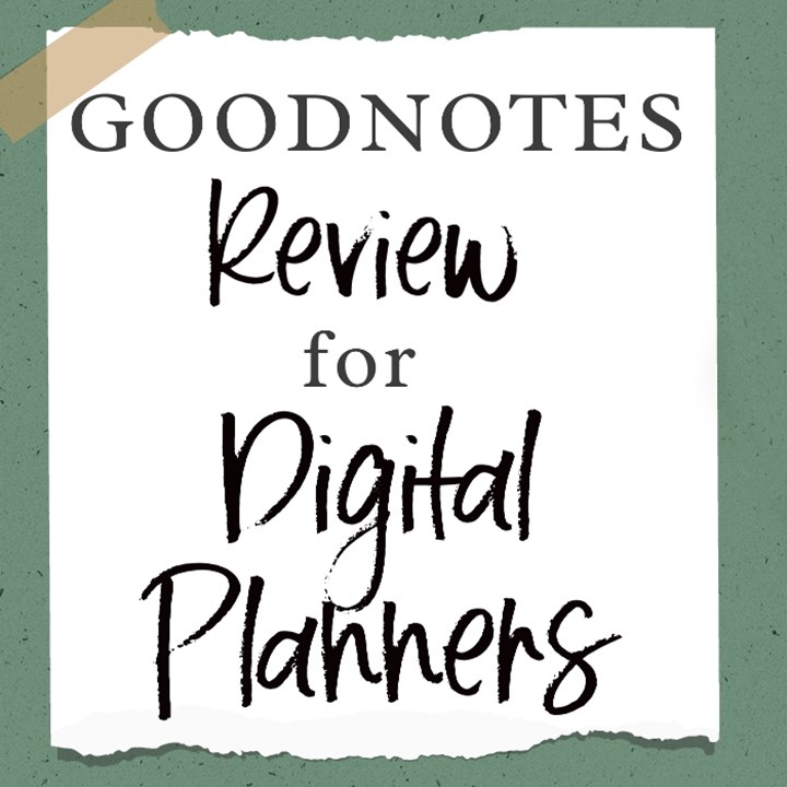 Using GoodNotes for digital planning