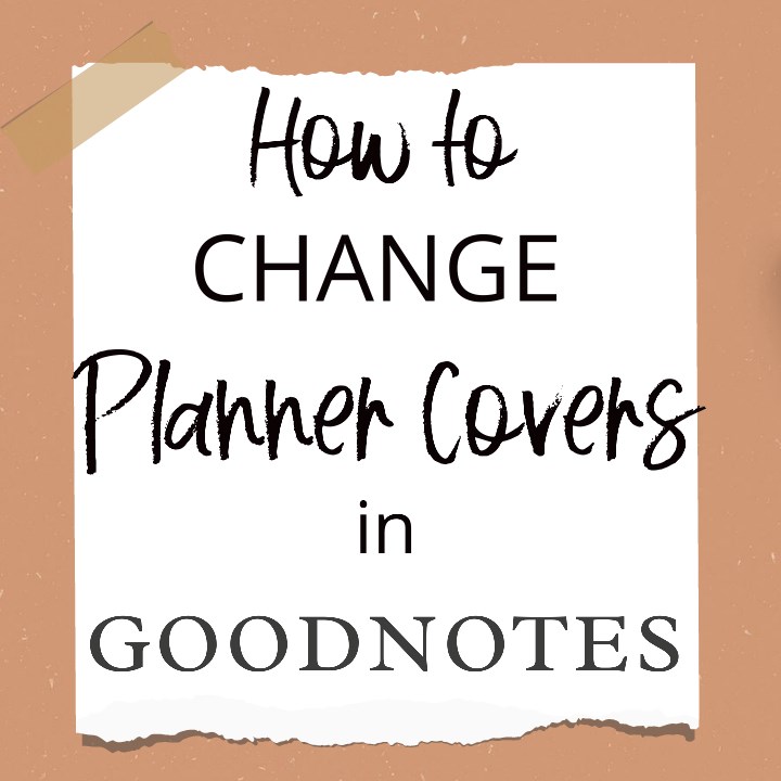 how to change notebook cover in goodnotes 5