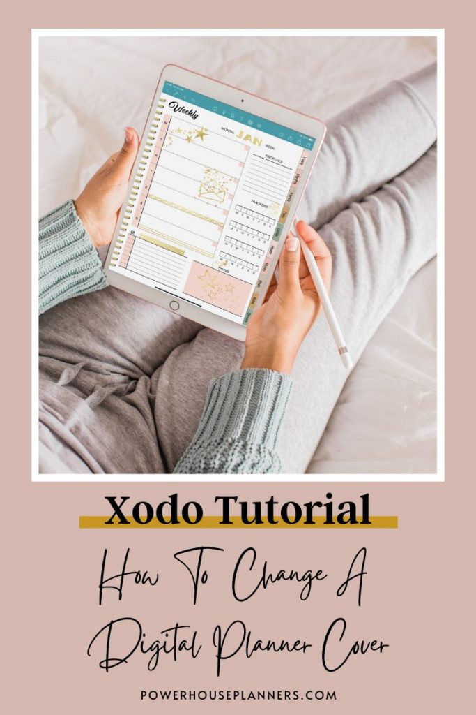 changing planner covers in Xodo