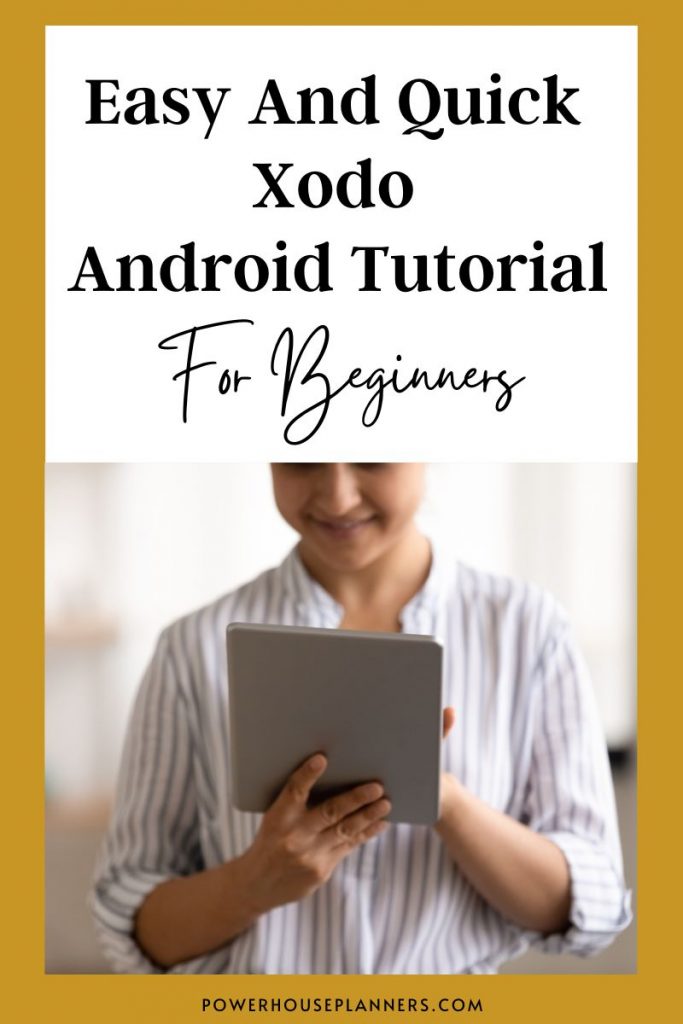 How To Guide Xodo