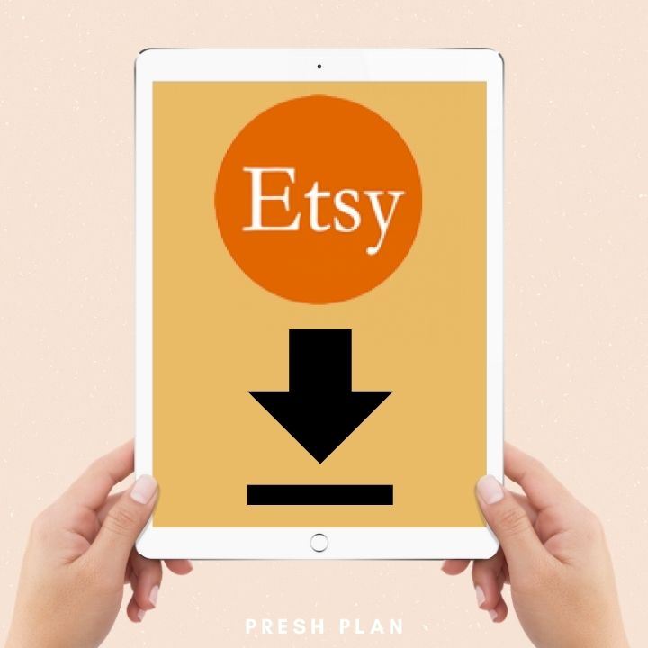 How to get your Etsy instant downloads on the ipad or tablet