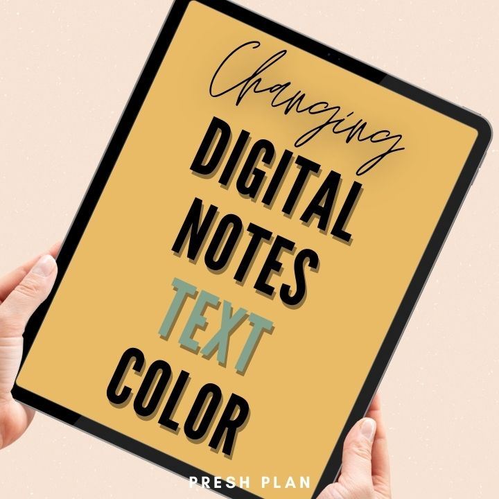 how to change the color of your handwritten digital notes in noteshelf