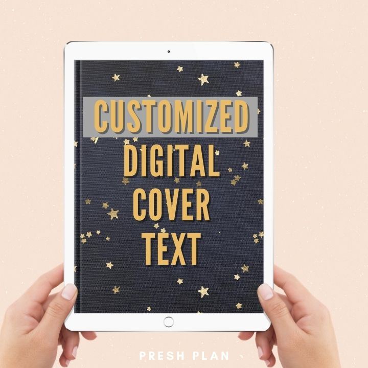 How to customize your digital covers with gold foil text