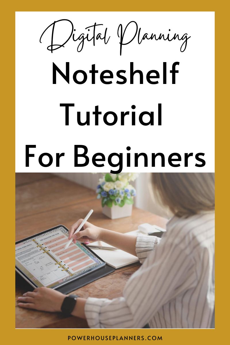 A Simple Way To Add Digital Stickers To Noteshelf Planners