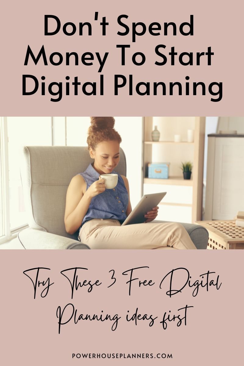 3 Free Things To Do Before You Buy Your First Digital Planner ...