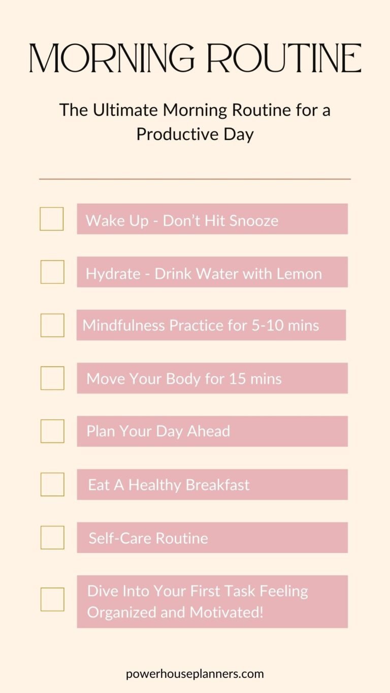 Wake Up To Success: The Ultimate Morning Routine For A Productive Day ...