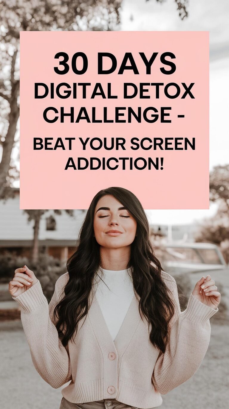 30-Day Digital Detox Challenge: Reset Your Screen Time & Reclaim Your ...