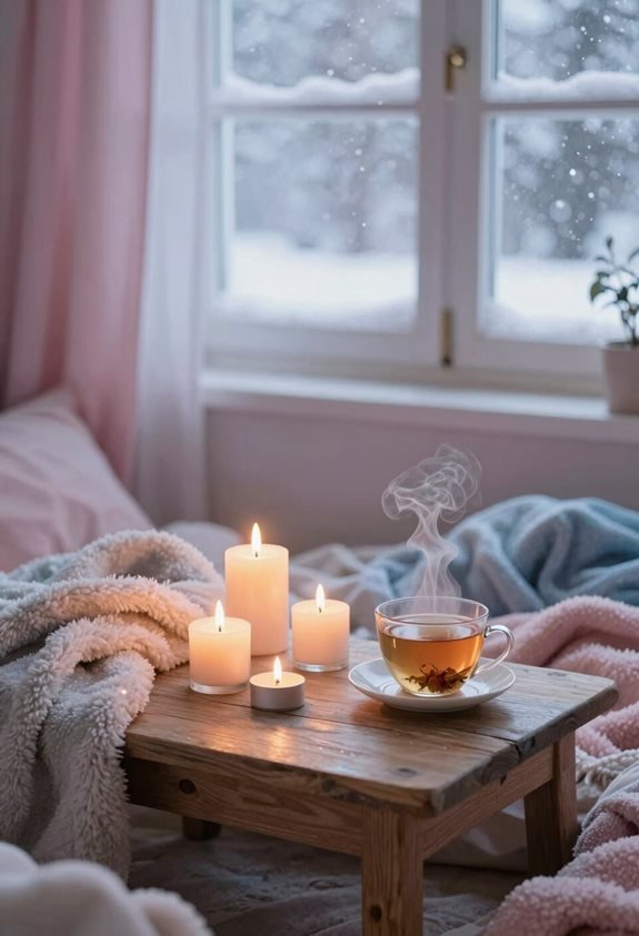 cozy winter candle scents