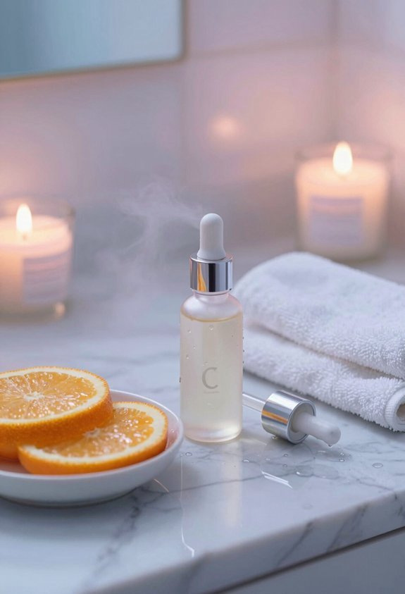 brighten skin with serum