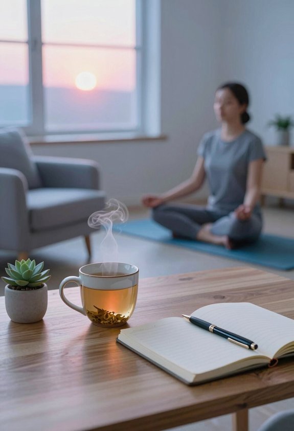 calm and focused mindset