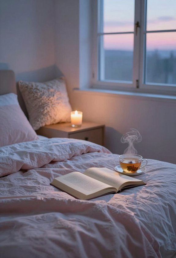 calming bedtime reading routine