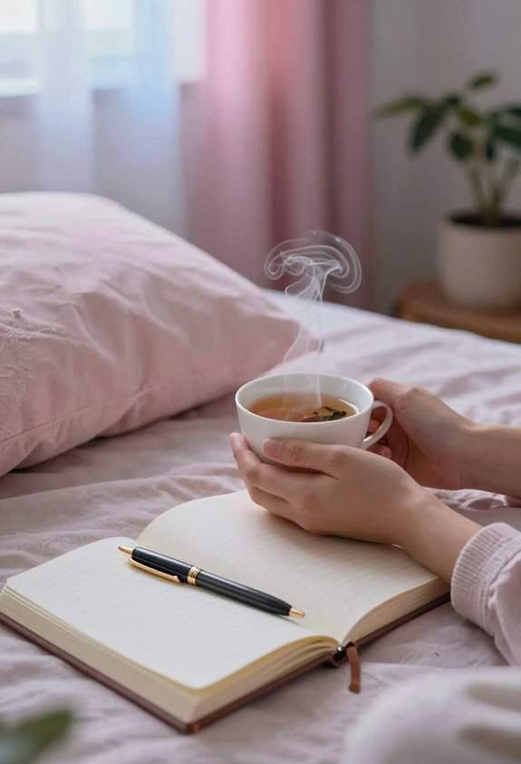 calming breathing exercise ritual