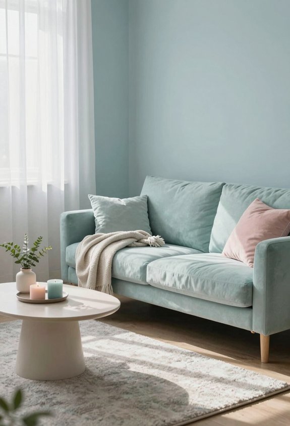 calming colors for tranquility