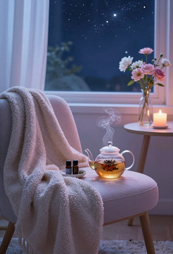 calming evening relaxation ritual