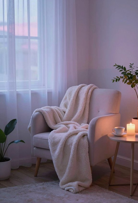 calming space with comfort