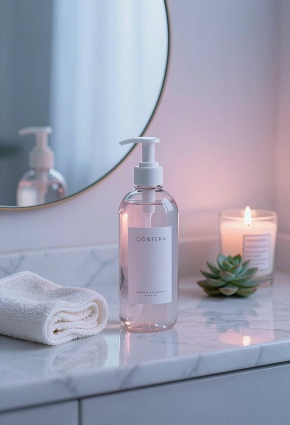 choose suitable gentle cleanser