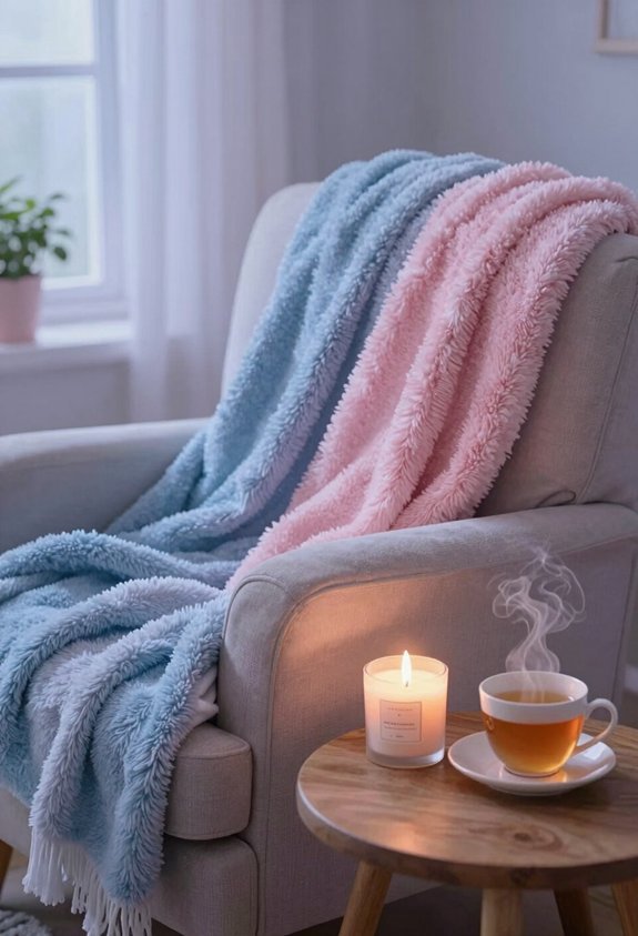 cozy atmosphere with candles