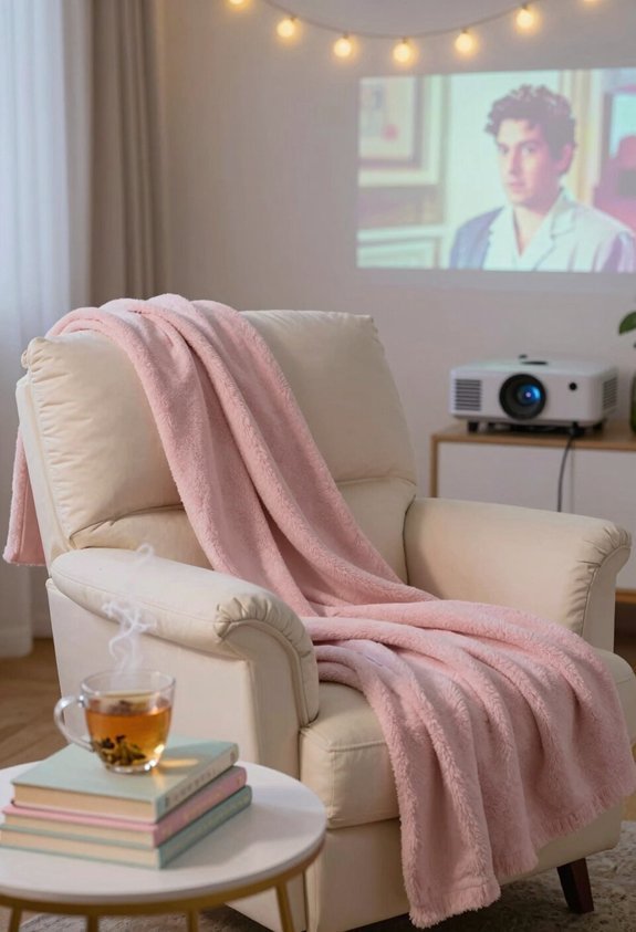 cozy evening with entertainment