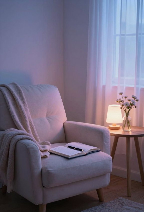 cozy soft lighting setup