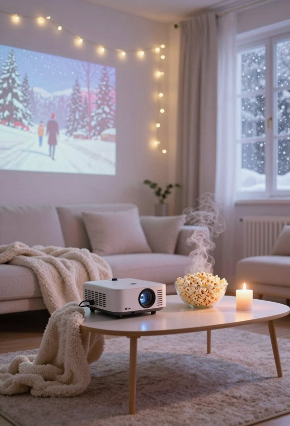 cozy winter movie night