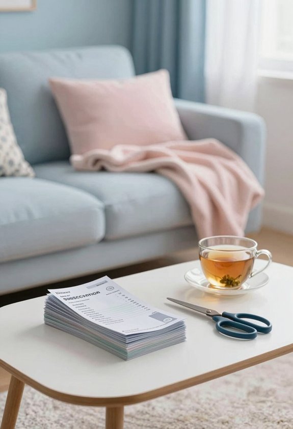 cut unnecessary subscriptions now