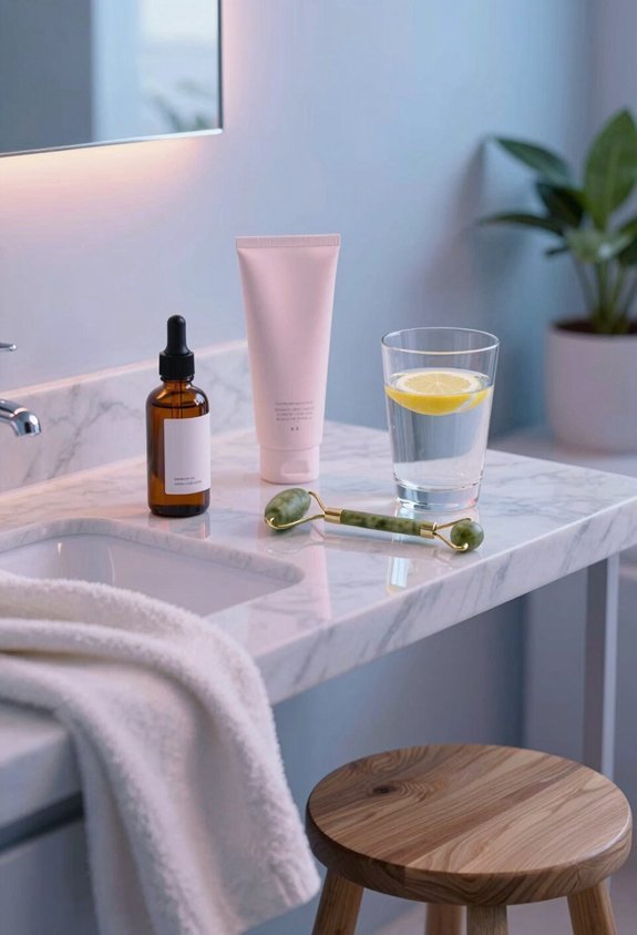 dewy glowing skin routine