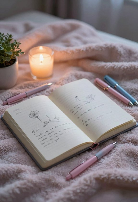 experiment with colorful pens