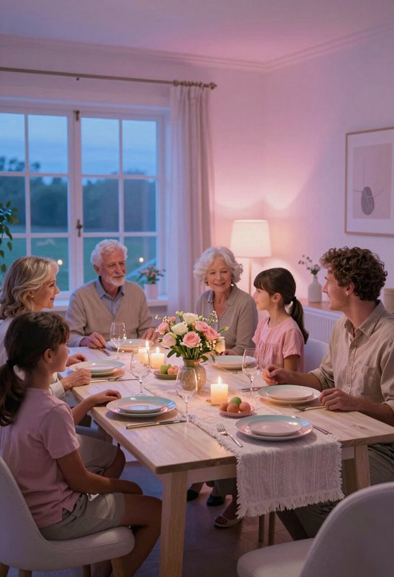 family connection dinner ritual