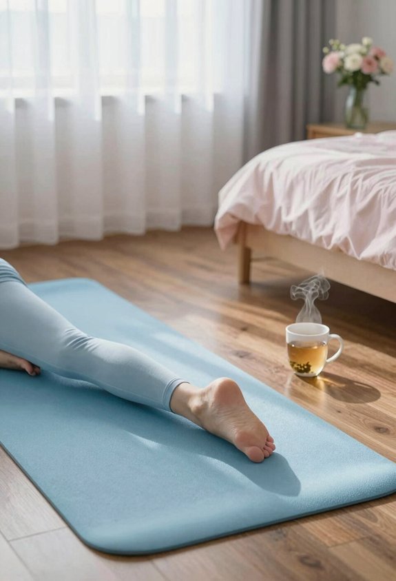 five minute morning stretch