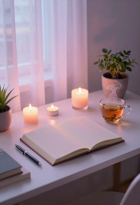 five minutes of journaling