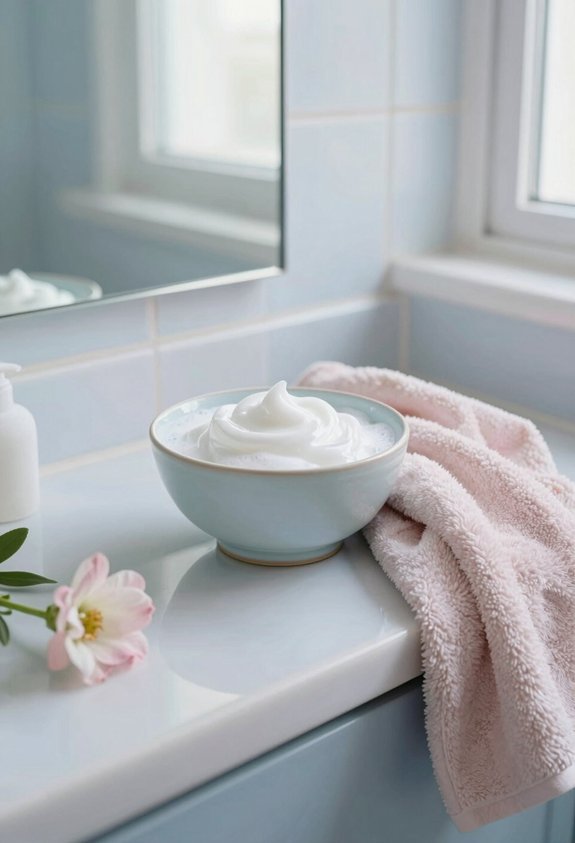 gentle morning facial cleansing