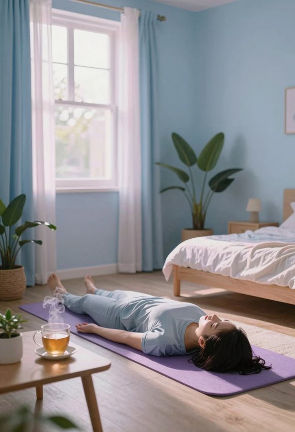 gentle morning yoga stretches