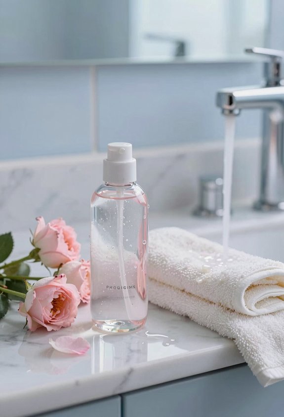 hydrating toner enhances absorption