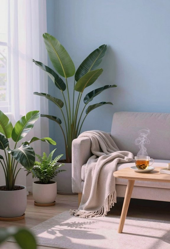 incorporate easy care indoor plants