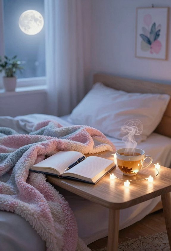 moonlit nighttime reflection practice