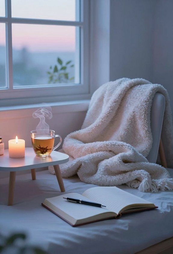 quiet morning reflection time