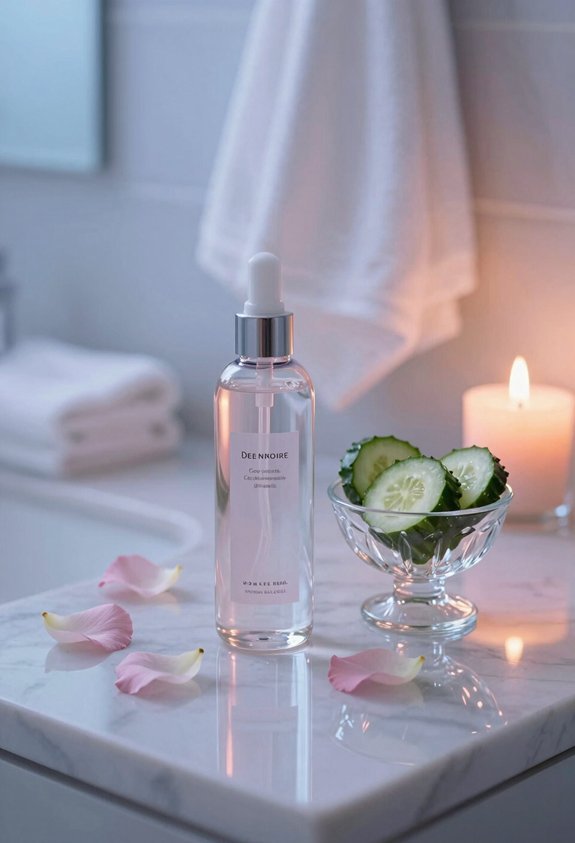 refresh skin with toner