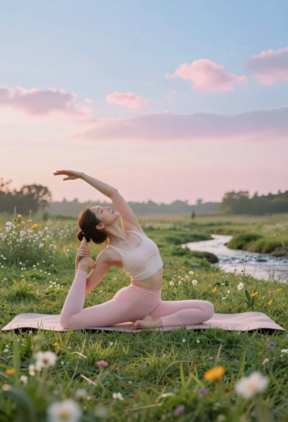 refresh with outdoor yoga