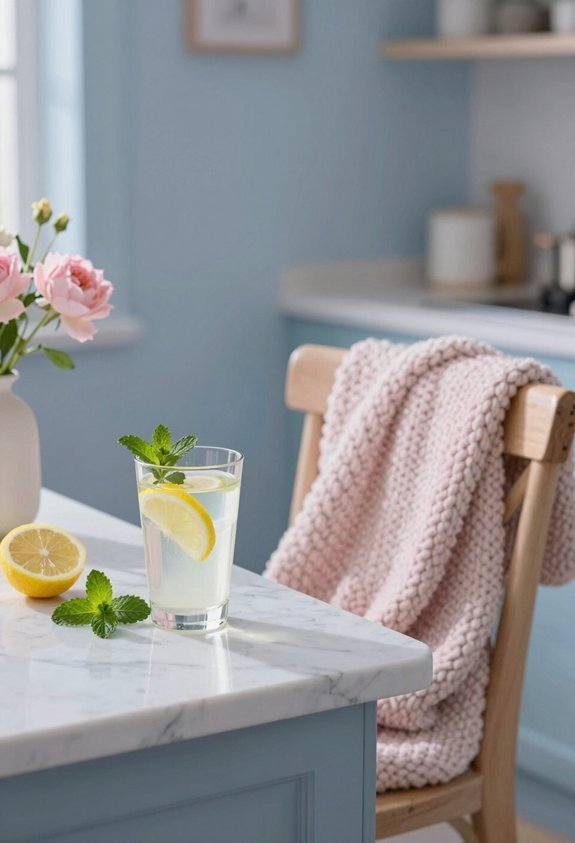 refreshing morning lemon water