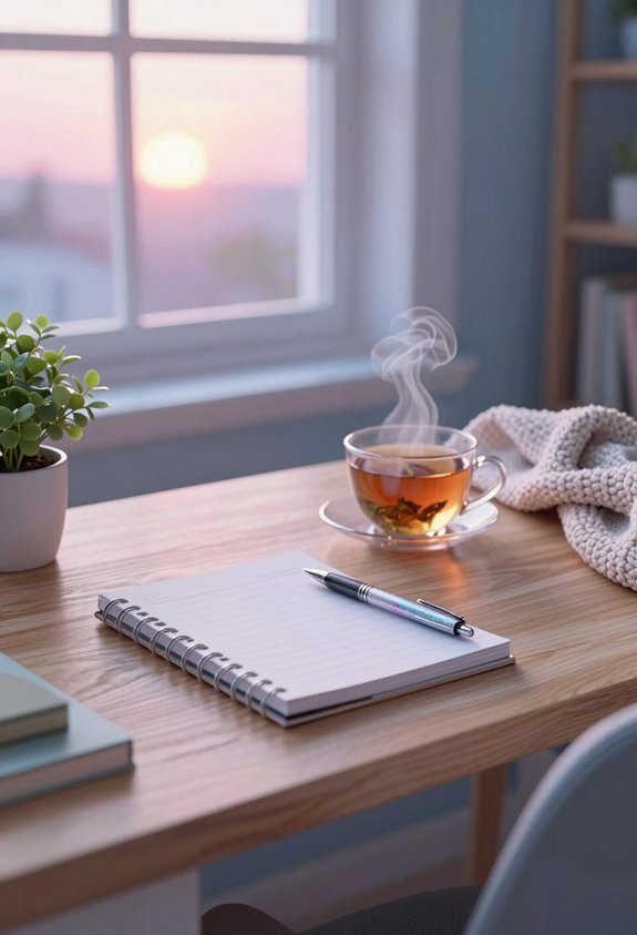 regularly write down goals