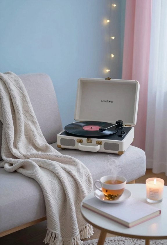 relaxing music and ambiance