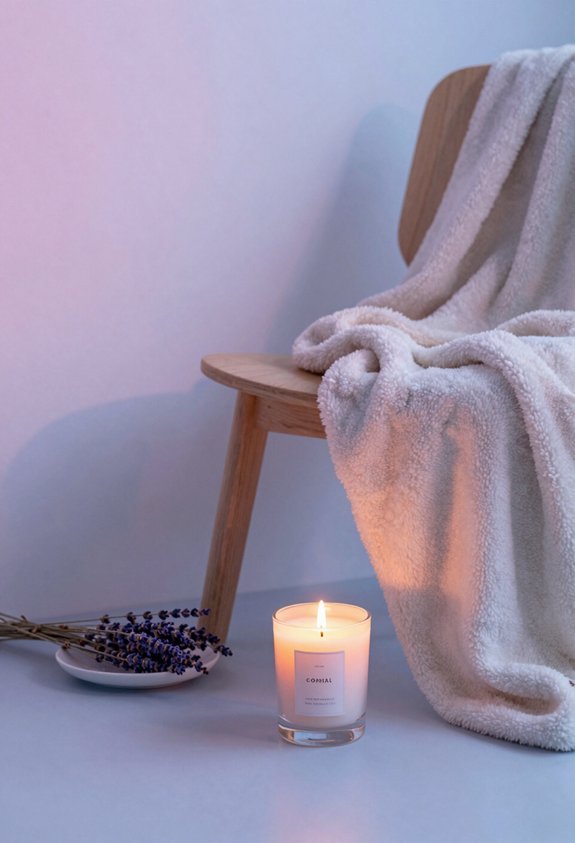 sandalwood soy candle tranquility