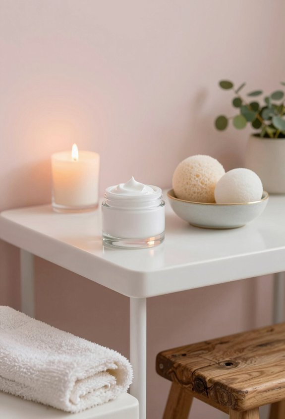 simple serene morning ritual