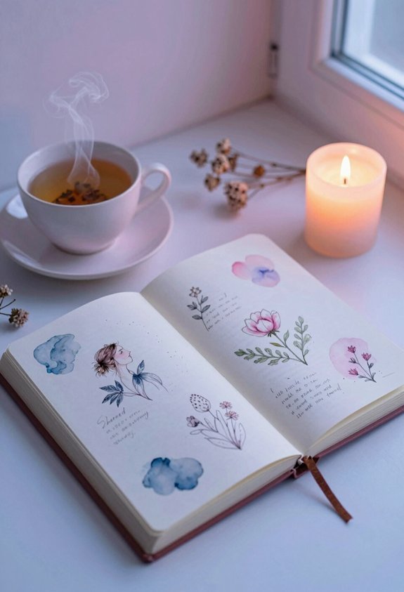 sketching emotions with colors