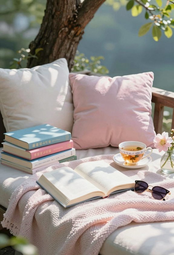 summer relaxation through reading
