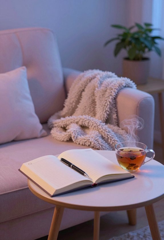 unwind through mindful journaling