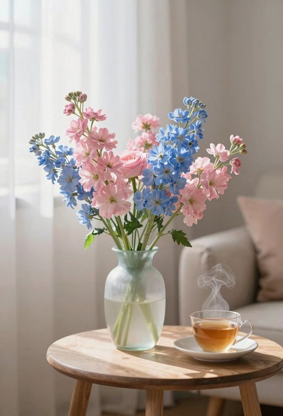 vibrant fresh flower arrangements