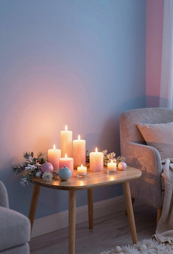 warm ambiance with candles