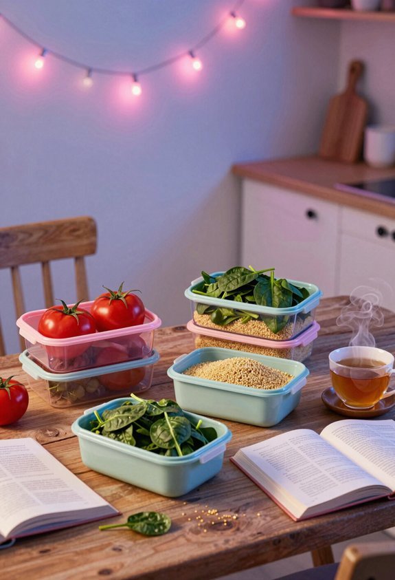 weekly meal prep organization